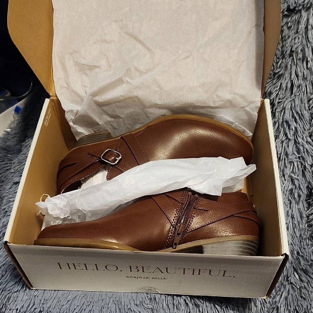 Life Stride Women's Brown Booties - Picture 7 of 8